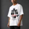 10683DCC-4B7A-4A6C-AFA2-1DA7189EF1CE Not Who You Think – Oversized Statement T-Shirt