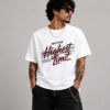 Highest Premium Regular Fit Printed White T-Shirt