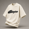 Champion Script Oversized Off-White T-Shirt