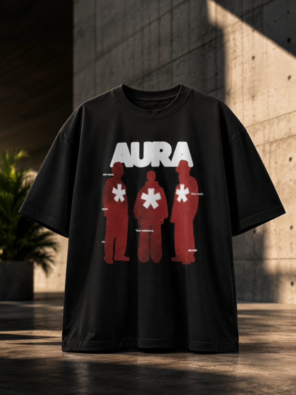 47E4A3B1-FC12-4D37-8A9C-579B608EA872 Aura Vision – Oversized Graphic Black T-Shirt