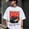 53969674-BFC0-44F8-9E94-0823BBA81E1E Midnight Drift Graphic Oversized White T-Shirt