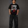 55B711D2-F621-4BEB-AA50-130FC5B662B6 Chase Gains Edition Premium Regular Printed Black T-Shirt