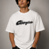 Champion Signature Premium Regular Fit Printed White T-Shirt