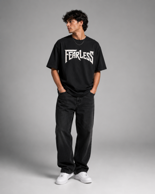 Fearless – Oversized Graphic T-Shirt