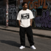 Clear Vision Oversized Off-White T-Shirt