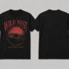 7504C65E-70B9-44A8-BFE9-27333B82DDB6 Wild West Edition Premium Regular Fit Printed Black T-Shirt