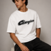 Champion Signature Premium Regular Fit Printed White T-Shirt