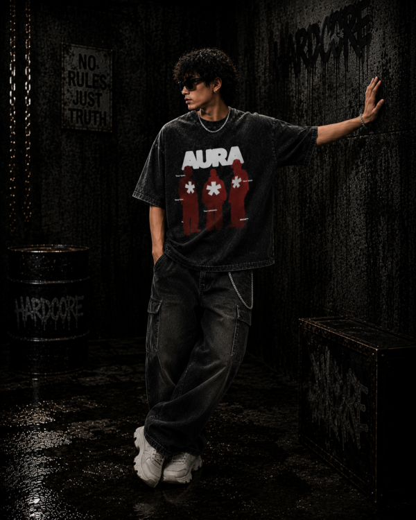 7C3564F6-F605-4C0D-BF3C-10660CFDA670 Aura Vision – Acid Wash Oversized Drop Shoulder T-Shirt