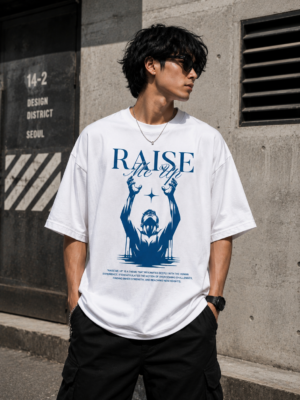 7D526BEA-84EC-477C-AA9E-4E2CCFBAA132 Raise Me Up Oversized Graphic T-Shirt