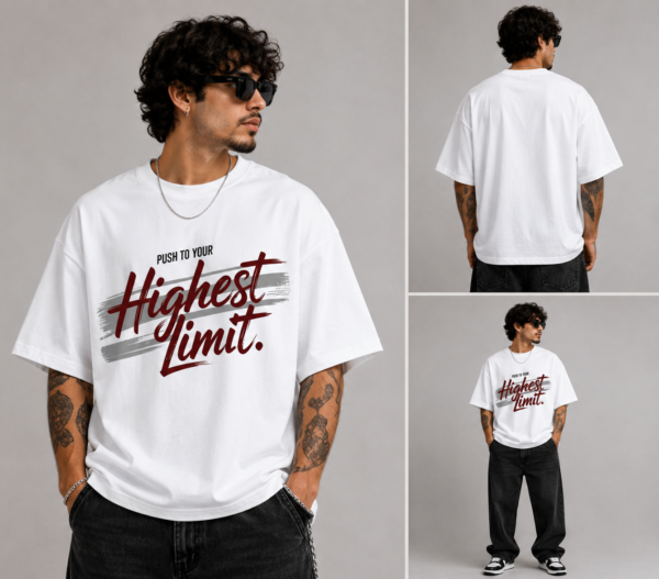 Highest Premium Regular Fit Printed White T-Shirt