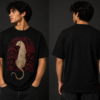 8CEC842A-6663-460F-A720-201845FE2145 Wild Leopard Premium Regular Printed Black T-Shirt