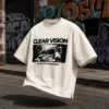Clear Vision Oversized Off-White T-Shirt