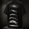 9EDC3F71-F498-4398-97A8-E6E897455E02 Cosmic Ascension – Graphic Oversized Drop Shoulder Black T-Shirt