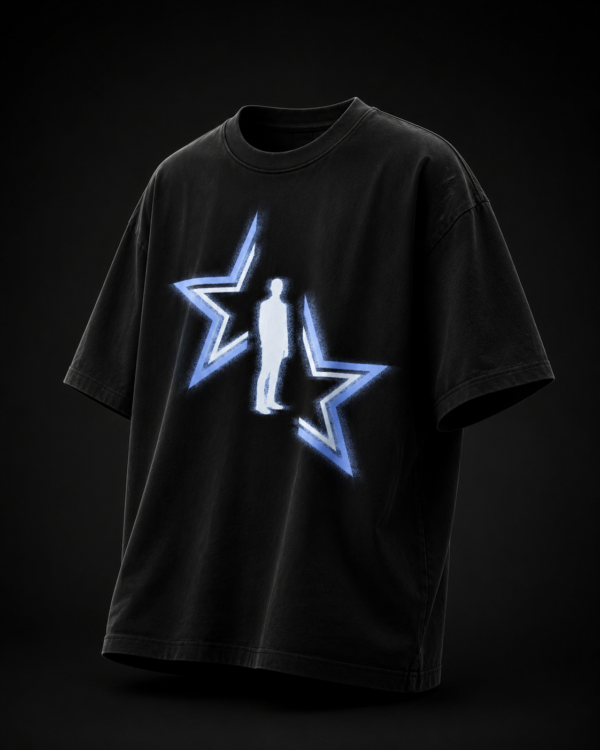 AA80DA69-FBA8-4102-90A4-F17AD05857A0 Neon Star – Oversized Graphic T-Shirt