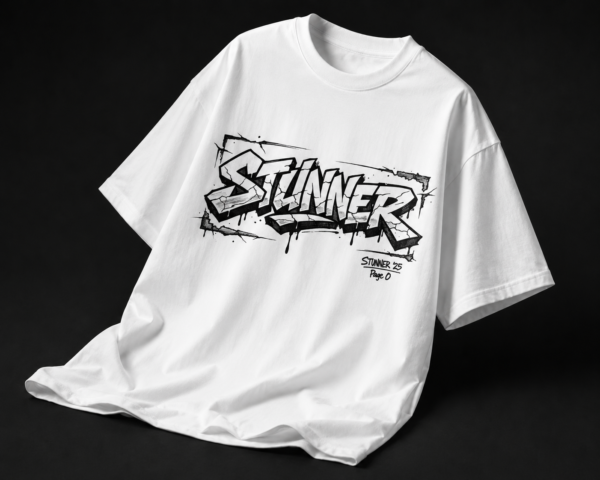 B755A1CC-6537-42BB-9D2C-1EDA2BC05150 STUNNER – Street Graffiti White Oversized T-Shirt