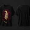 C35F4478-84B1-44A4-A95E-69BD8FD90C3D Wild Leopard Premium Regular Printed Black T-Shirt