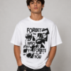 C566727A-4F45-4EB0-99C0-8156D1CA28F8 Forget Who Forgets You Premium Regular Fit Printed White T-Shirt