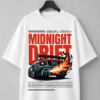 DABDFEA8-FDE3-4A04-BE90-23C1327480C6 Midnight Drift Graphic Oversized White T-Shirt