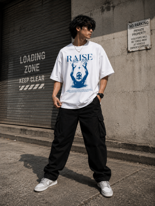 DBB9FB91-1E68-4B71-853E-51850613736A Raise Me Up Oversized Graphic T-Shirt