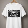 Clear Vision Edition Premium Regular Fit Printed White T-Shirt