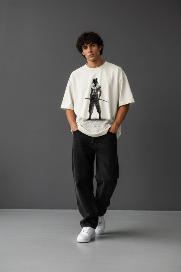 Shadow Ronin Oversized Off-White T-Shirt