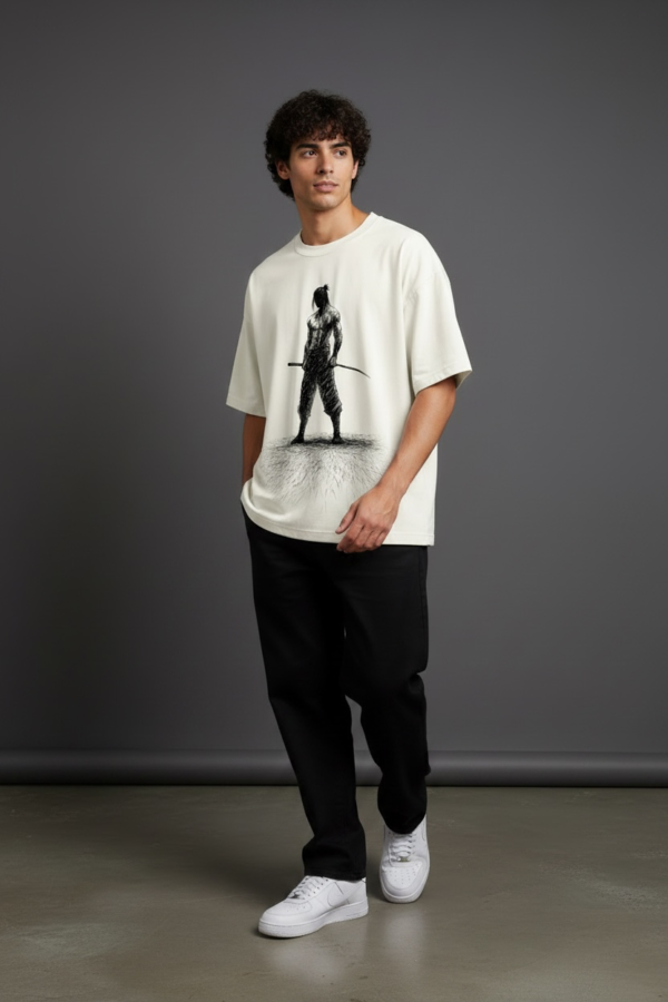 Shadow Ronin Oversized Off-White T-Shirt