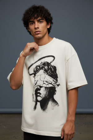 Photoroom_20260621_211326 Broken Halo Oversized Off-White T-Shirt