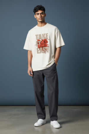 Photoroom_20260621_212306 Take It Easy Oversized Off-White T-Shirt