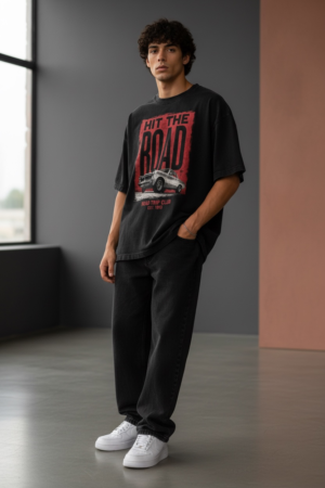 Hit The Road – Vintage Oversized T-Shirt