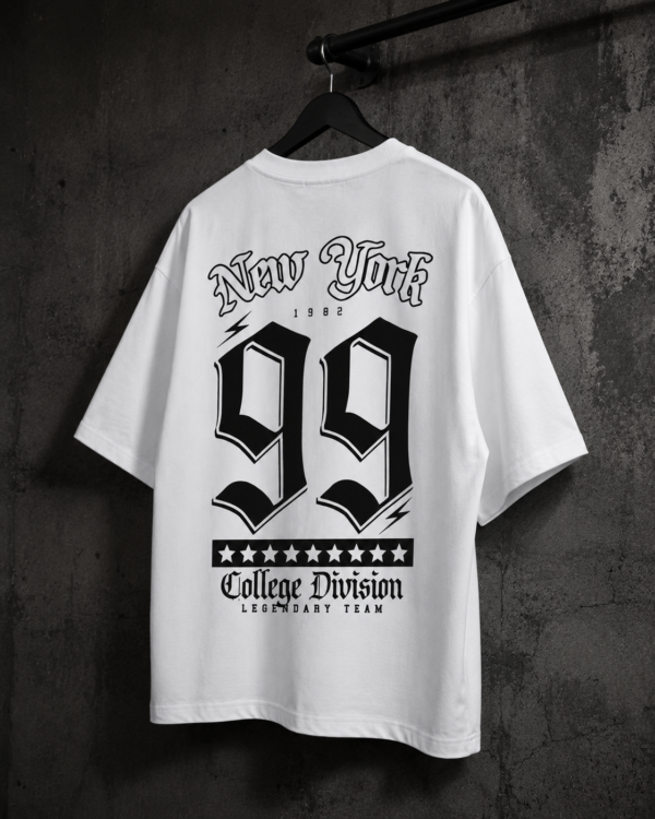 0214FB9F-5BB4-4606-82BC-3447D316E7EA New York 99 Oversized Graphic T-Shirt