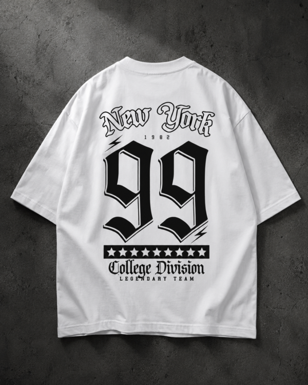 5A17DC1A-E41A-4B96-BB96-7008DE0AF3F4 New York 99 Oversized Graphic T-Shirt