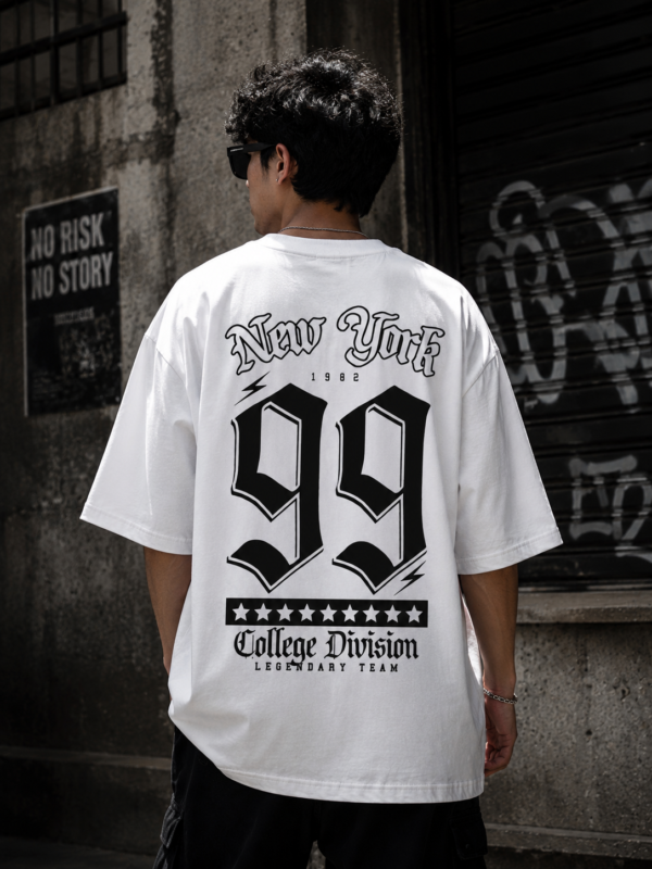 B4A67CAC-5A79-4C61-8F30-57863B3B0A5D New York 99 Oversized Graphic T-Shirt
